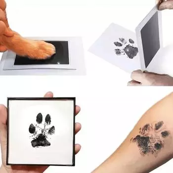 Набор чернил для отпечатков лап кошек и собак, безопасный, нетоксичный, простой, сделай сам, чистый, без чернил, сувенир для питомцев, подарки, рожденный отпечаток ноги, отпечаток руки 30g