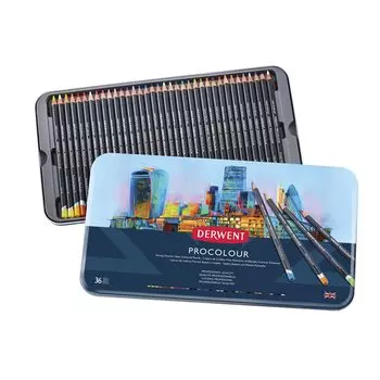 Набор цветных карандашей Derwent Pro Color 36 Color 2302507 Специально для наложения слоев [Derwent