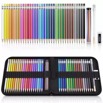 Набор цветных карандашей Four Candies 36 цветов 2,6 мм цветные механические карандаши с точилкой и сумкой для эскизов