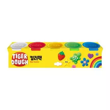 Набор цветов глины My Little Tiger Dough, 1 упаковка, разные цвета, корейские игрушки