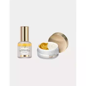 Набор Dalba Белый трюфель Двойной крем 70 г + Двойная сыворотка 30 мл