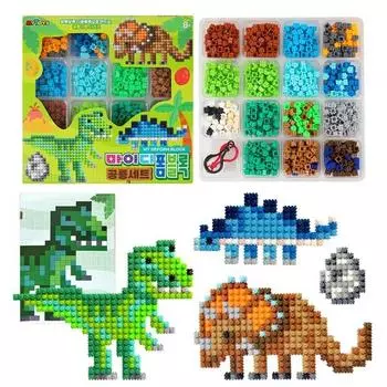 Набор деформирующих блоков MYTOYS Dinosaur Part 2, популярные корейские игрушки