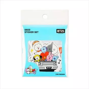 Набор декоративных наклеек BT21 1SET