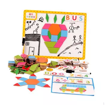 Набор деревянных блоков для конструирования деревянных конструкций для детей дошкольного возраста 3+