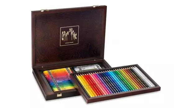 Набор деревянных коробок Caran Prismaro Neocolor II d Ache 3002-470 (30 цветов) + (40 цветов)