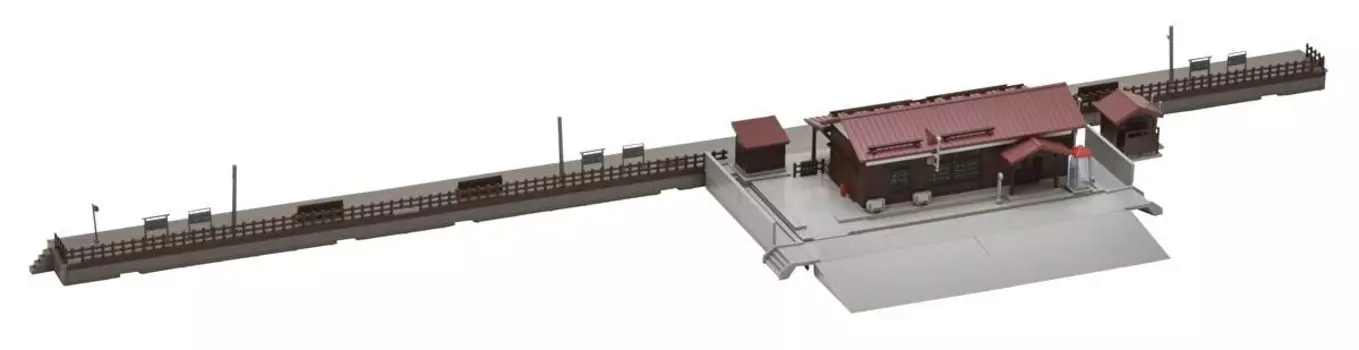 Набор деревянных станций TOMIX N Gauge для строительства холодного региона 4251 Диорама Принадлежности