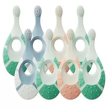 Набор детских зубных щеток Jordan Green Clean Baby Step 1 Step 1, 8 шт., случайная доставка, 1 комплект, 8 шт.