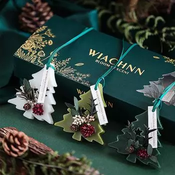 Набор дезодорантов для дома ручной работы на Рождество Ароматерапия Восковая таблетка Гардеробная Гардеробная Ароматизированная Подвесная