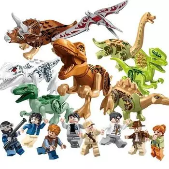 Набор динозавров E & O Jurassic World Dinosaur+16