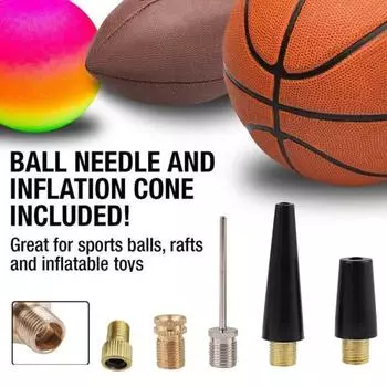 Набор длинных и коротких насадок с шариковой иглой, нержавеющий, устойчивый к коррозии, простая установка, широкая совместимость, воздух