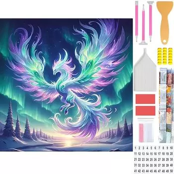 Набор для алмазной вышивки Amyaker, квадратные бусины, набор для вышивки алмазными бусинами по всей поверхности, набор для самостоятельной вышивки картин, набор для рукоделия, мозаичное искусство, 5D алмазная вышивка, полностью