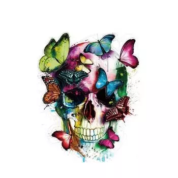 Набор для алмазной живописи 5D Набор для вышивки крестом Ремесла Череп Мозаика 3D Подарок с круглым бриллиантом 35x35cm