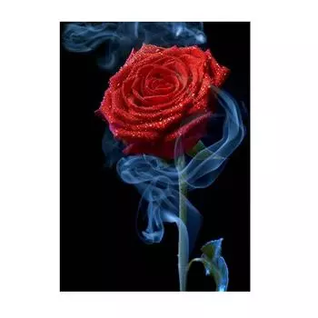 Набор для алмазной живописи 5D Набор для вышивки крестом Ремесла Цветочная мозаика 3D Подарок с круглым бриллиантом 30X40cm