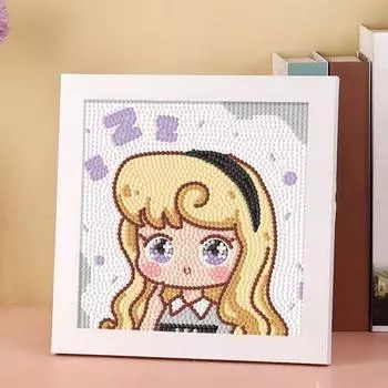Набор для алмазной живописи DIY Принцесса Point наклейки с фоторамкой Развивающие игрушки для детей 1pc C