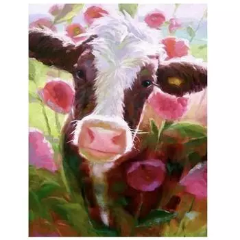 Набор для алмазной живописи Корова 5D Алмазная мозаика Наборы для вышивки крестом ВышивкаDaimond Painting Full Drill 15*20cm