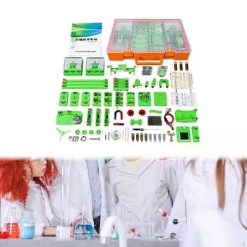 Набор для экспериментов по электрической цепи. Физические научные поделки своими руками. Простой набор для детей младшего возраста.