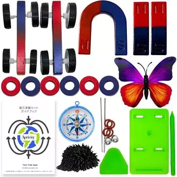 Набор для экспериментов с магнитами Apricity, набор для научных экспериментов в начальной школе, игрушечный железный песок, магнит, указывающий направление, стержневой магнит, набор для UP-класса, U-образный