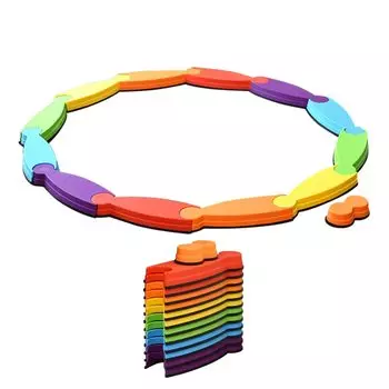 Набор для балансировки Баланс Баланс Баланс Блок для балансировки Камень для балансировки Набор из 13 предметов Развивайте чувство равновесия, весело проводя время и получая бесплатные основные образовательные знания