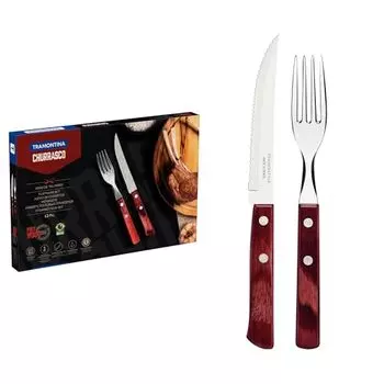 Набор для барбекю Tramontina из 12 предметов, 6 ножей, 6 вилок