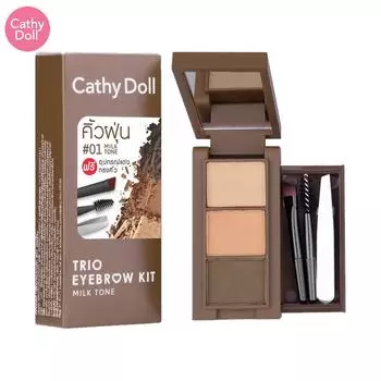 Набор для бровей Cathy Doll Trio Milk Tone, 1 г x 3 цвета - Тайская косметика
