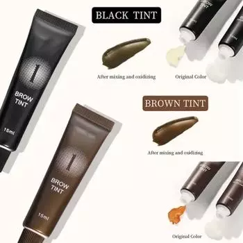 Набор для бровей Стойкий цвет Натуральный Дикий Брови Анти-пот Брови One Size чёрный