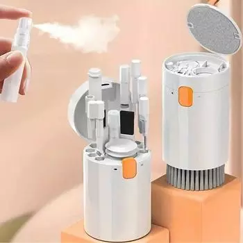 Набор для чистки 20 в 1, многофункциональный очиститель клавиатуры, набор щеток для чистки, ручка для чистки наушников для ПК, ноутбука, телефона, наушников, камеры белый