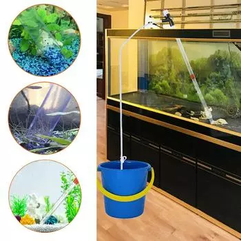 Набор для чистки гравия для аквариума, насос, сифон, очистка воды, вакуумная очистка аквариума