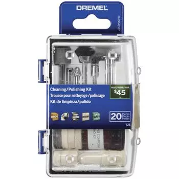 Набор для чистки и шлифования Dremel 26150726AA [Оригинальный продукт] серебряный