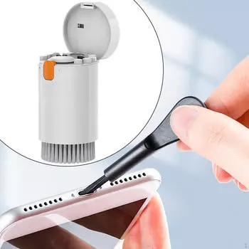 Набор для чистки клавиатуры, очиститель для ноутбука, щетка для экрана компьютера, многофункциональная электроника для ПК чёрный