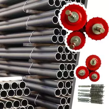 Набор для чистки медных труб для электродрели, чистка труб, чистка медных труб для пайки труб O7Z8 9pcs-1set