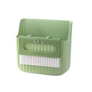 Набор для чистки стола, щетка для чистки клавиатуры, мини-веники, набор совков, щетка для мусора и пыли, аксессуары для домашнего рабочего стола жёлтый