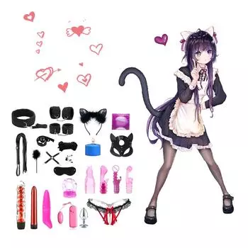 Набор для чувственного удовольствия для пар, 18 шт./компл., секс-игрушка для флирта, идеальный костюм для прелюдии и усиления интимности