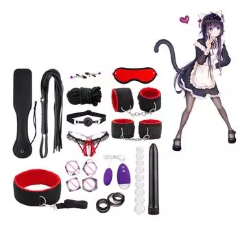 Набор для чувственного удовольствия для пар, 18 шт./компл., секс-игрушка для флирта, идеальный костюм для прелюдии и усиления интимности