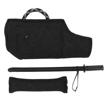 Набор для дрессировки укусов собак, защитный рукав для укусов собак из прочной ткани с тренировочной палкой для укусов