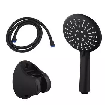 Набор для душа для ванной комнаты, распылитель дождя, съемный ручной 3-функциональный душ со шлангом 1,5 м, держатель для душа, аксессуары бордовый