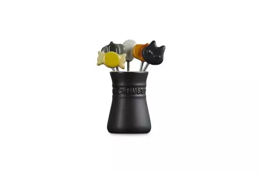 Набор для еды Le Creuset Picks Pintxos Picks Зубочистки для вечеринки на Хэллоуин