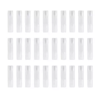 Набор для губ для губ, губная помада, бальзам для губ, косметический многоразовый пустой для прозрачного футляра, 30, бальзам, контейнер, тюбик, тюбик, вращающийся, кормление,