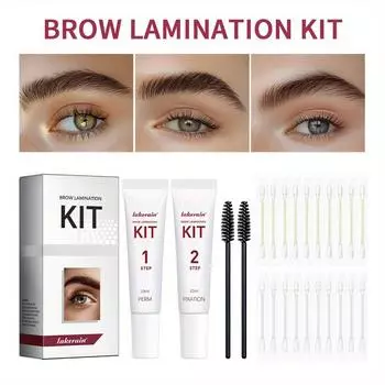 Набор для химической завивки бровей Diy Eyebrow Shaping Wild Eyebrow Shaping Водостойкий и устойчивый к поту Долговечный и эффективный Простота в использовании a set