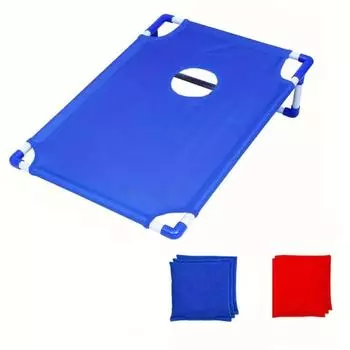 Набор для игры в корнхол для семейных посиделок, игровое поле для корнхола, портативная игра с мешочками с фасолью, спортивные игрушки