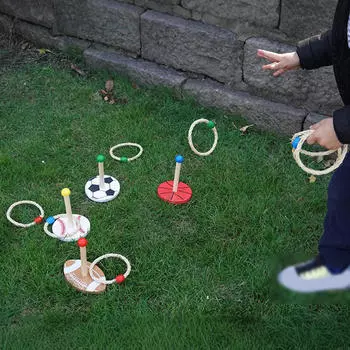 Набор для игры в метание, деревянный метательный наконечник, подарки, семейный крючок, открытый