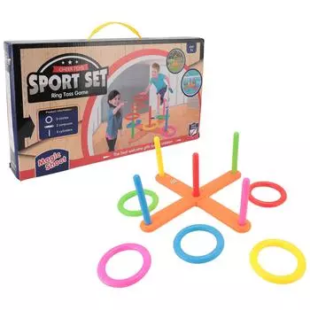 Набор для игры в метание, тренировка координации рук и глаз, цветные кольца для игр на свежем воздухе для малышей