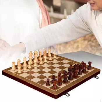 Набор для игры в шахматы и шашки, доска для стратегии, идеальный возраст 8+ 12inch