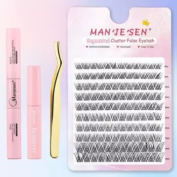 Набор для индивидуального наращивания ресниц с естественным видом Wispy DIY Набор для наращивания ресниц для начинающих