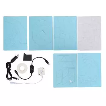 Набор для изготовления бумажных фигурок Boardattack, самодельные развивающие игрушки для детей с питанием от USB, DC12V