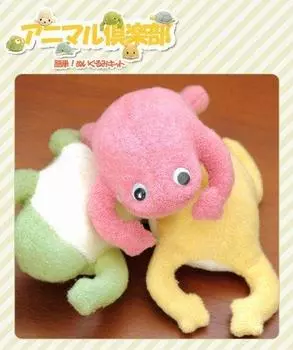 Набор для изготовления чучела лягушки ручной работы с тканью, вырезанный вручную, включает в себя хлопок и набор для изготовления ручных изделий SET1003004 [Animal Club]