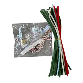 Набор для изготовления рождественских украшений Рождественский декоративный колокольчик Подарок своими руками Аксессуары ручной работы