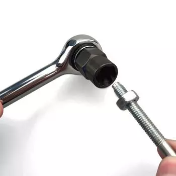 Набор для извлечения гаек, 11 шт., экстрактор для винтов, съемник поврежденных болтов, ключ для сломанной шпильки с футляром для хранения чёрный