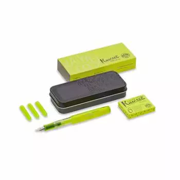 Набор для каллиграфии Kaweco Ice Sports, желтый маркер с чернилами-картриджами, оригинальный импортный продукт SIS-HY 1,9 мм
