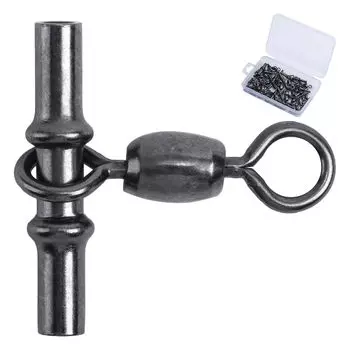 Набор для катания Goture из 25 нитей Sarkan Sleeve Cross Line уменьшает коррозию нити на высокой скорости, ящик для хранения рыболовных снастей, в комплекте вертлюг, чёрный