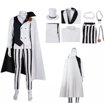 Набор для косплея Gogol с Bunsho Cosplay Николай Гоголь Bungo Five Decay of Stage Detective Вооруженный детектив Хэллоуинский костюм [AwwwCos] 8-частная шляпа,